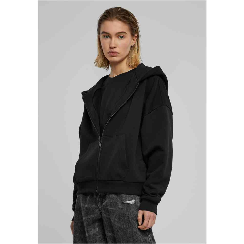 Urban Classics - Boxy Veste zip à capuche - Noir